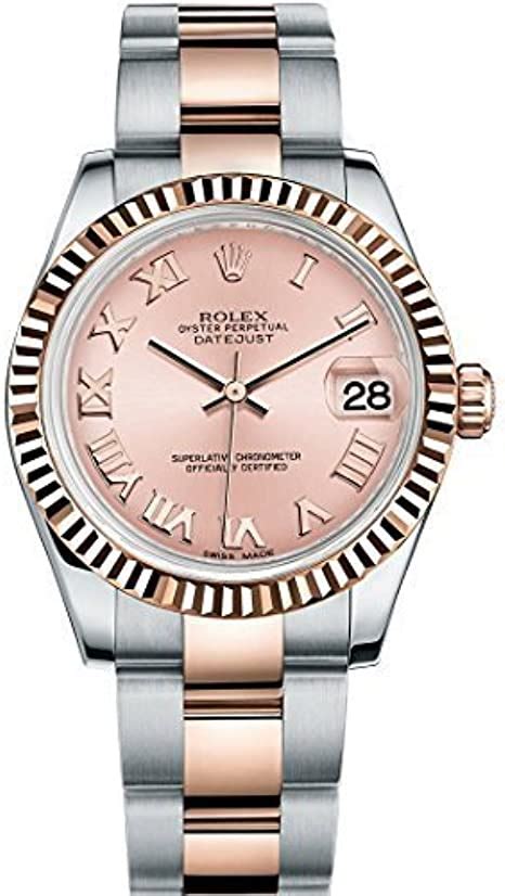 orologgi donna rolex rosa|orologi oro bianco 36 mm.